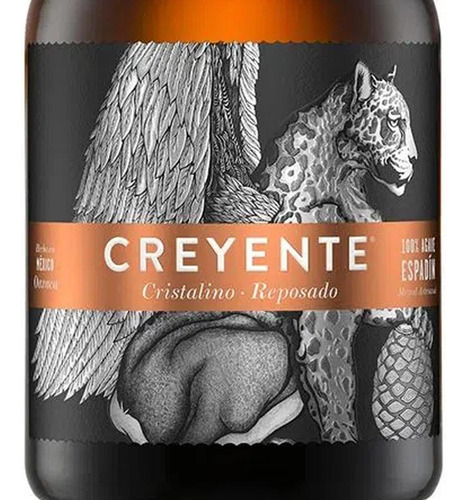 Pack De 4 Mezcal Creyente Cristalino Reposado 750 Ml