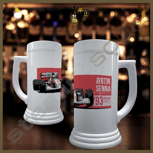 Chopp Plastico Cerveza | Formula 1 #015 | F1 Ayrton Senna