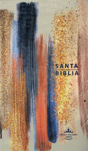 Santa Biblia Tapa Blanda Con Barras De Colores Tamaño Median