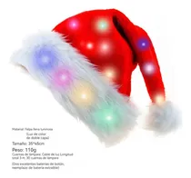 Comprar 4 Piezas Led Gorros De Papá Noel Gorros Fiesta Navidad