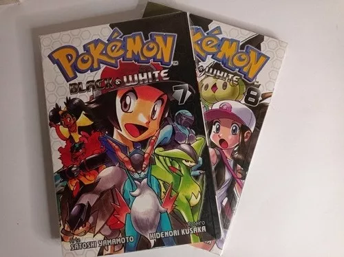 Pokémon Black E White N°: 01, 04, 05, 06, 07, 08, 09 Mangá Pt Br Panini