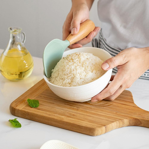 Cuchara De Arroz Vertical Antiadherente Para Arroz Con Mango