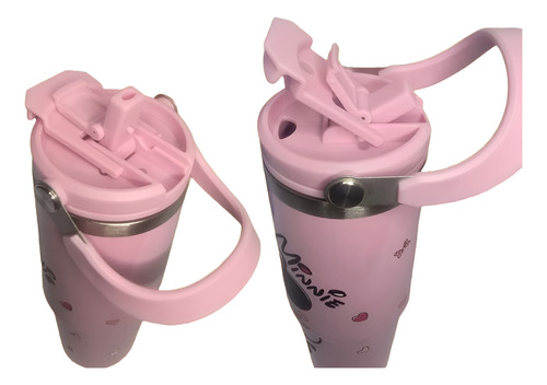 Vaso Quencher Térmico Infantil Doble Pico Acero Inox Minie