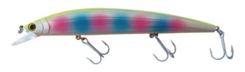 Señuelo De Pesca Resaca 148mm 23g Floating A107 Okuma Color verde azul rosa