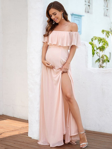 Vestidos De Maternidad Elegante Embarazada - Sarita Principe