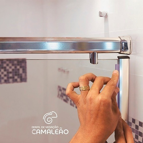 Imagem 3 de 3 de Perfil Camaleão Incolor Vedação 50m