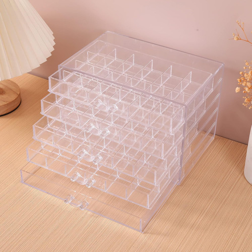 Organizador De Pendientes De Acrílico De 12 Compartimentos,