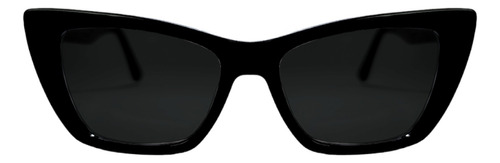 Lentes De Sol Cat Eye Negros Con Protección Uv Gafas De Sol