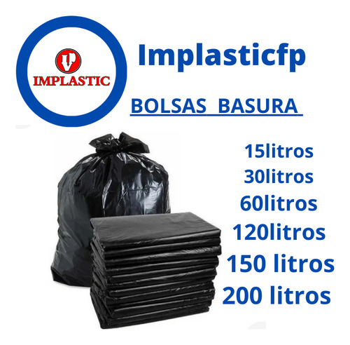 Bolsas Basura De 200 Litros 