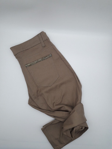 Pantalón Mujer Moda Gabardina Semi Elastizada One Pa853