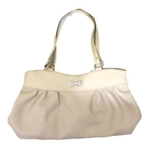 Imagen 1 de 2 de Bolso Plus Alessandra Beige Grande Premium