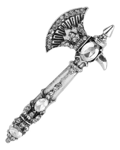 Broche Hacha Strass Vintage Tomahawk Pin Navidad