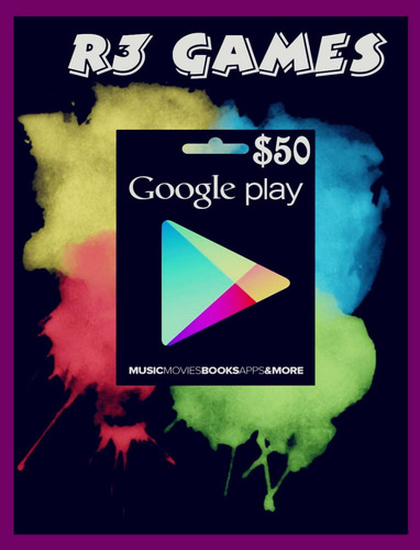 Tarjeta De Recarga $50 Usd Para Google Play Store- Free Fire