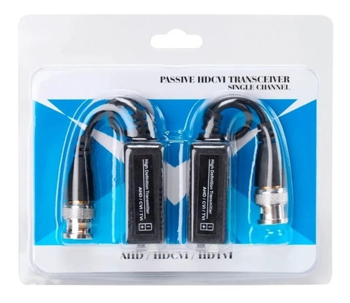 Imagen 2 de 2 de Balun Pack 10 Para Camaras Seguridad Cctv