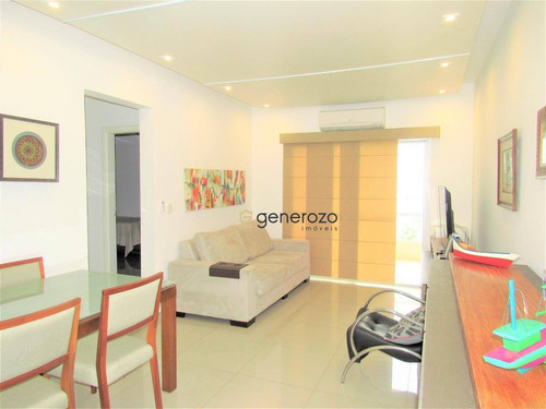Apartamento À Venda Na Praia Do Tombo, 02 Dormitórios, Com Sacada E Garagem - Ap0393