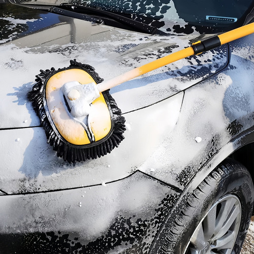 Xyl Cepillo Retráctil De Microfibra For Lavado De Autos