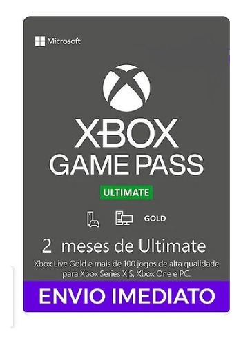 Xbox Game Pass Ultimate 2 Meses