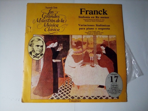 Lp Los Grandes Maestros De La Música Clásica César Franck 