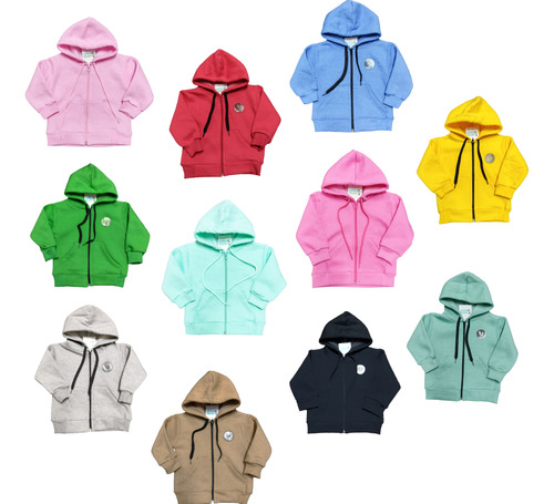 Campera Bebe Lisa De Frisa Nena Varon Colores Abrigo Premium