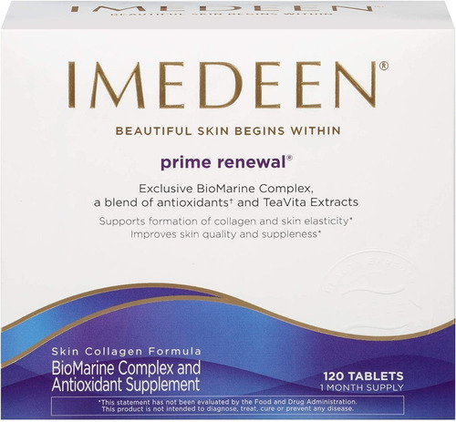 Imedeen Prime Renewal +50 Com 120 Cáps Importado Usa