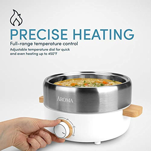 Aroma Housewares Amc-130 Amc-130 Cualquier Olla, Parrilla In