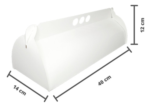 Panola Blanca. Caja Para Pan De Jamón