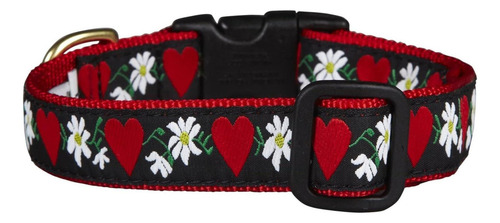 Collar Para Perro Up Country Con Corazones Y Flores Pequeño