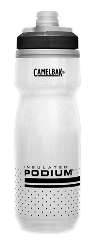 Garrafa Camelbak Podium Chill 620ml Branco E Preto Bicicleta