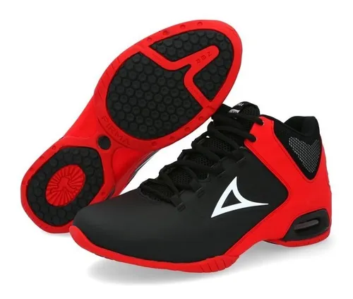 Tenis Pirma Wilkins Basketball Negro Rojo 0795 Hombre | gratis