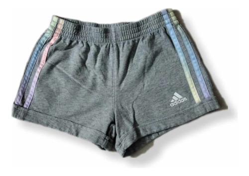 Short adidas Pastel Para Niña Talla 6 Años Color Gris Pastel