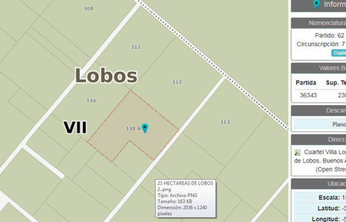 Terreno - Lobos