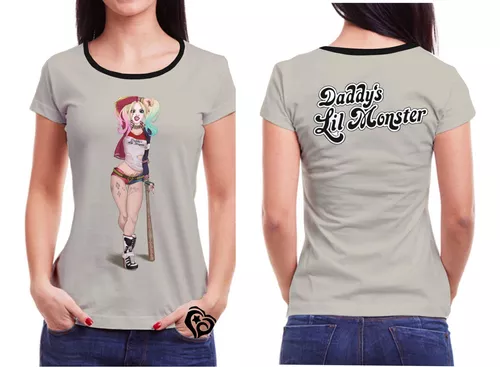 Blusa Da Arlequina Coringa Roupas Esquadrão Suicida Camiseta