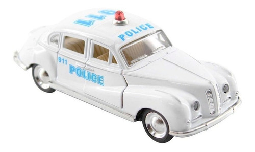 Miniatura Carrinho De Metal Antigo Bmw 501 Viatura Polícia