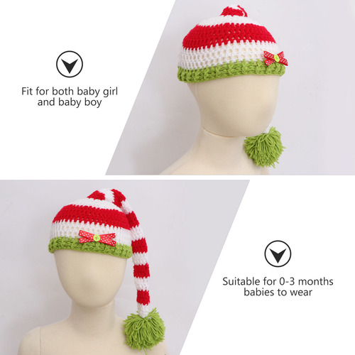 Gorro De Ganchillo Hecho A Mano Para Bebés Recién Nacidos, E