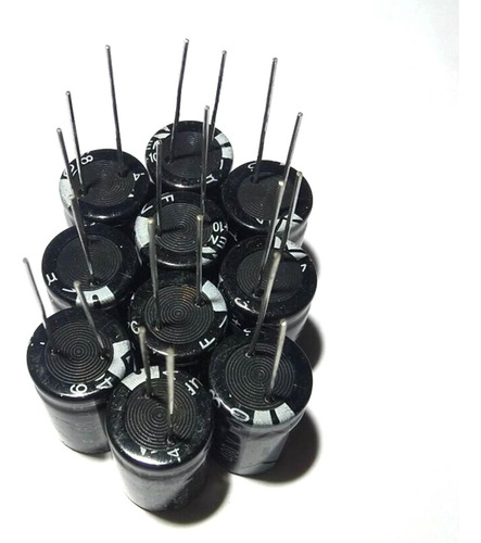 Kit De Condensadores Electrolíticos 10x Radial 68uf 105°