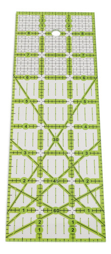Regla De Acolchado, Acrílica, Rectangular, Transparente, Sim
