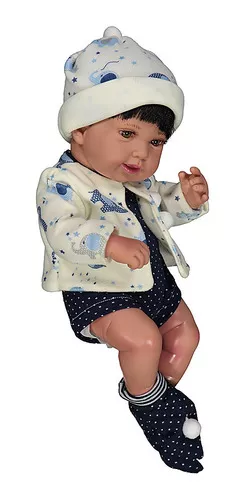 Bebê Reborn Menino Anny Doll Baby - Cotiplas - Xickos Brinquedos