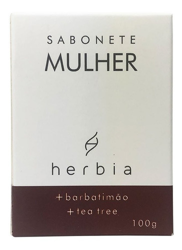 Sabonete Íntimo Em Barra Orgânico E Vegano Herbia 100 G