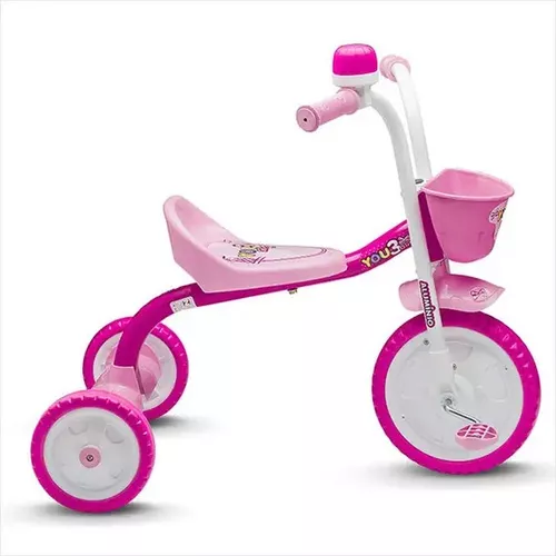 Triciclo 3 Rodas Bicicleta Infantil Menina Ultra Bike com o Melhor Preço é  no Zoom