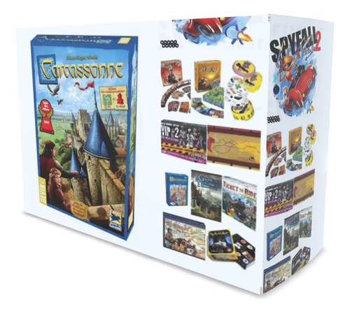 +116 Jogos D Tabuleiro P Imprimir C/ Carcassonne Frt Grátis
