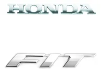 Comprar Emblemas Honda Fit Cromado 2009 A 2014 ( Kit Com 2 Peças )