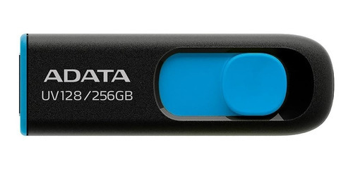 Pendrive Adata Uv128 Usb 3.2 256gb Negro Y Azul