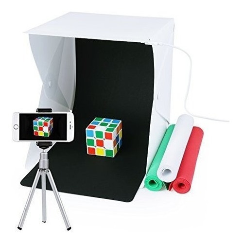 Portable Photo Studio Uriver Mini Mesa De Luz Plegable Con T