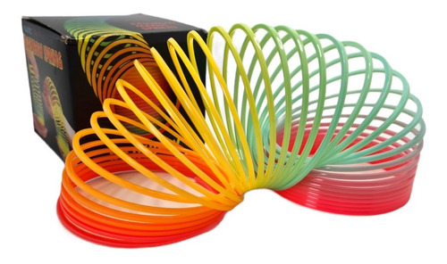 Espiral Rainbow Resorte Aro Mágico X 4 Unidades Antiestres