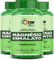 Comprar 3un Do Magnésio Dimalato 550mg Puro Original - 180 Cápsulas