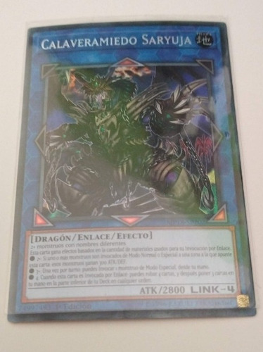 Saryuja Skull Dread Calaveramiedo Secreto Link Yugioh (Usado)