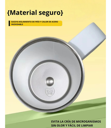 10 Termo De Acero Inoxidable 750ml Con Asa Y Popote Mayoreo Surtido