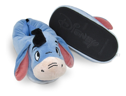 Pantufa 3d Bisonho Com Solado De Borracha - Original Disney