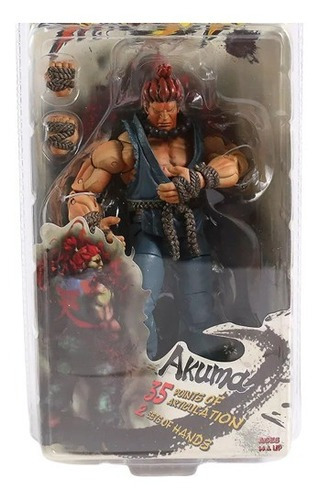 Action Figure Akuma Street Fighter - Neca 18 Cm