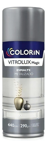 Aerosol Vitrolux Magic Esmalte Metalizado Dimension Color Pi Color Plata